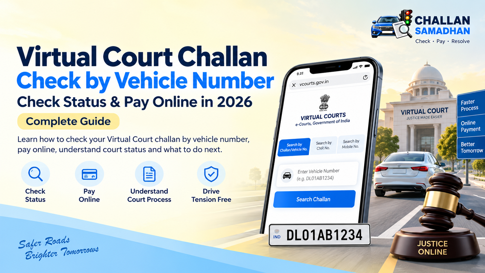 Virtual Court Challan Check by Vehicle Number: Check Status & Pay Online in 2026